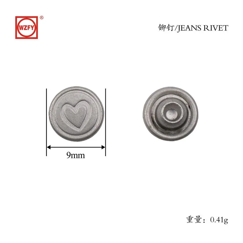 9 Heart-shaped Mold Riveting
