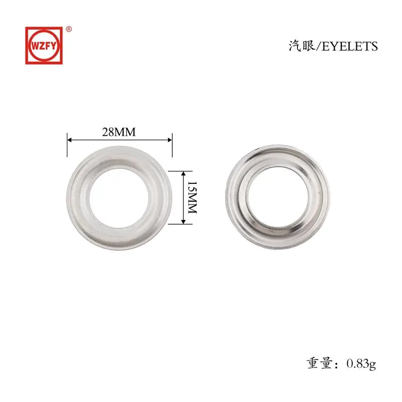 1500# edge-pressed eyelet fitting 2