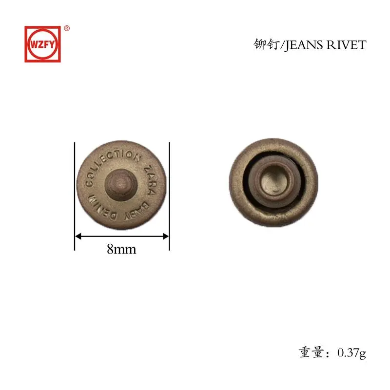 8 English mold rivets