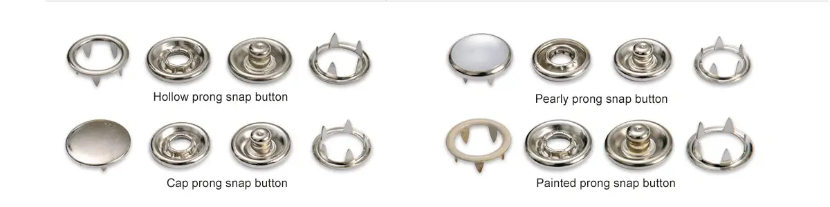 Prong Snap Button Structure Diagram 2
