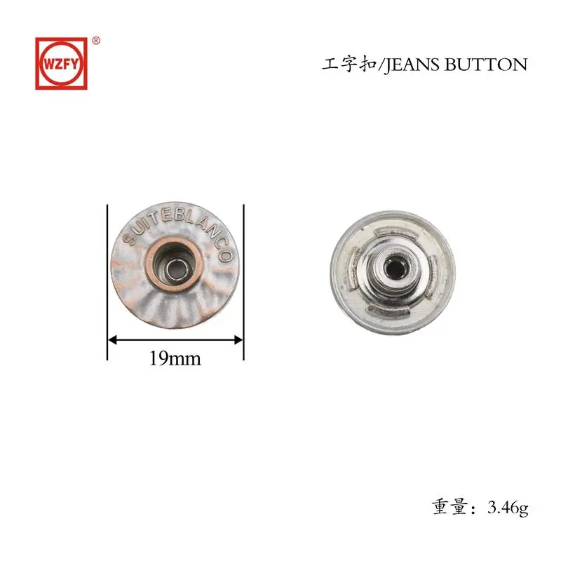 19 Zinc Alloy English Through Hole Reverse Stretching