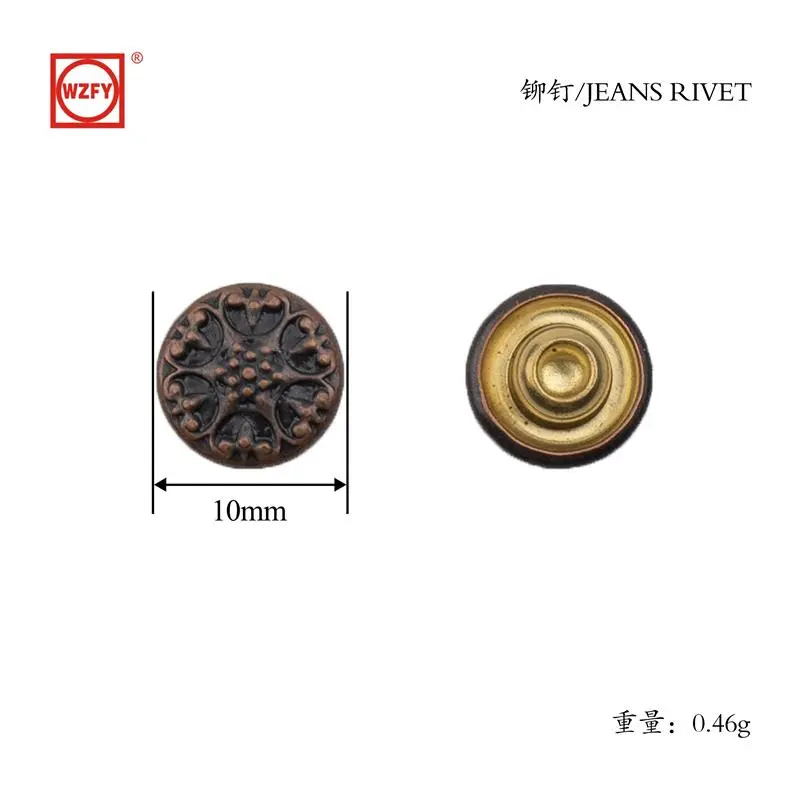 10 patterned mold riveting