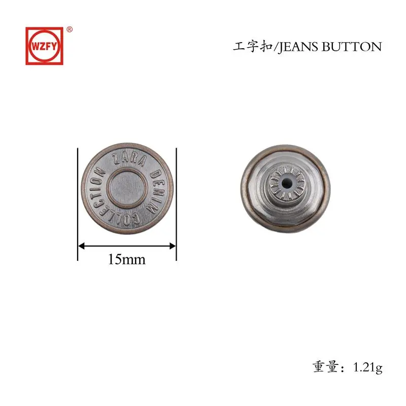 Buy Jeans Button's material ensures durability Suppliers, Companies