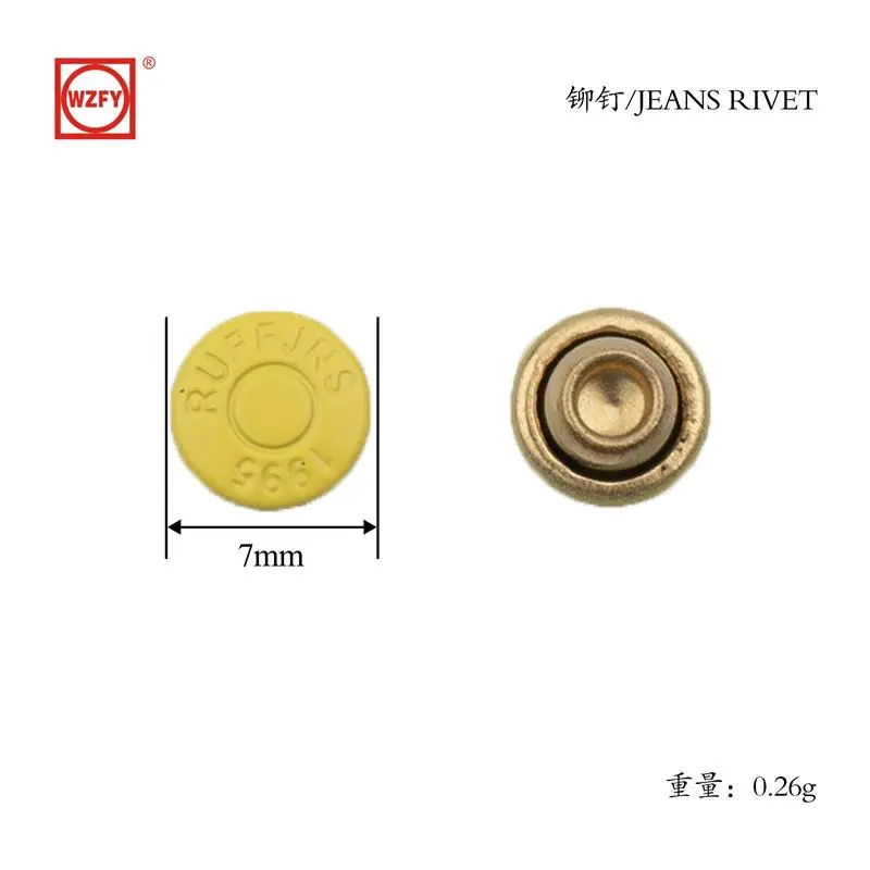 China Jeans Rivet enhances the aesthetics of clothing and accessories Factory, Exporter