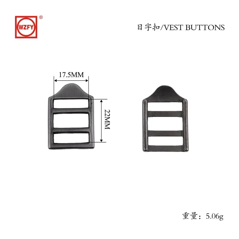 Alloy vest buckle