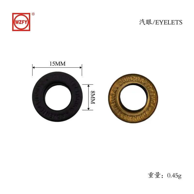 8 inside, 15 outside, English special flat steam eye