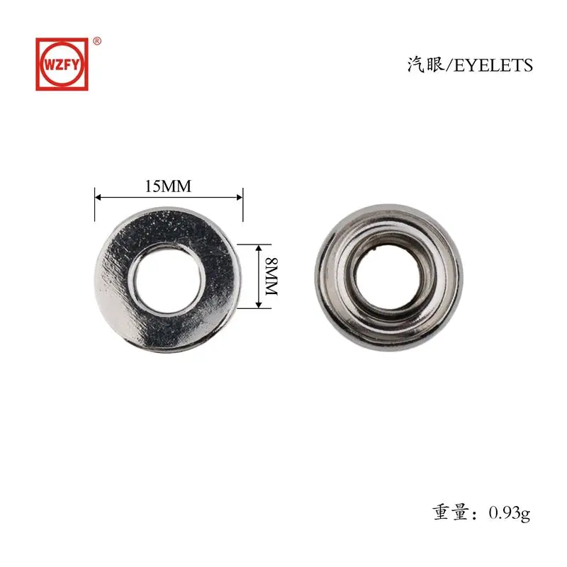 Inner 8, outer 15, special flat packaging with steam eye