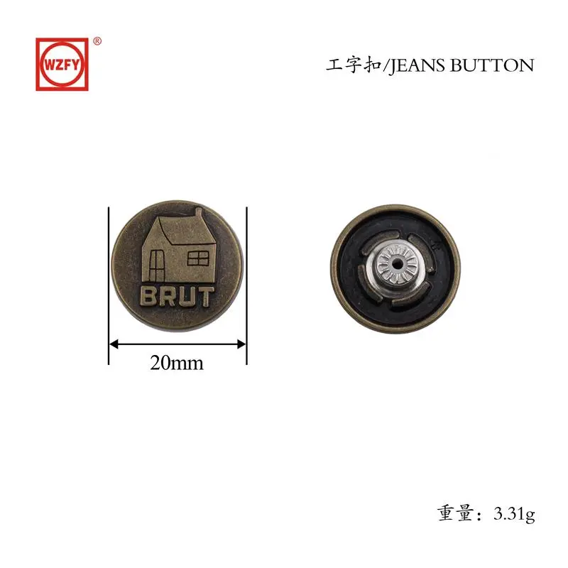 20 Zinc Alloy Small House Fixing Hose