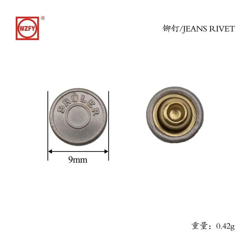 9 English mold rivets