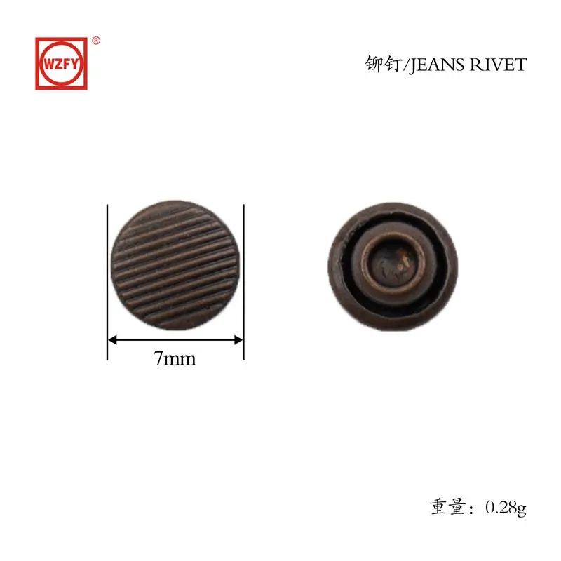 7 stripe mold riveting