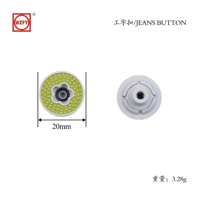 20 Zinc Alloy with Pointed Reverse Stretching I-Beam Buckle