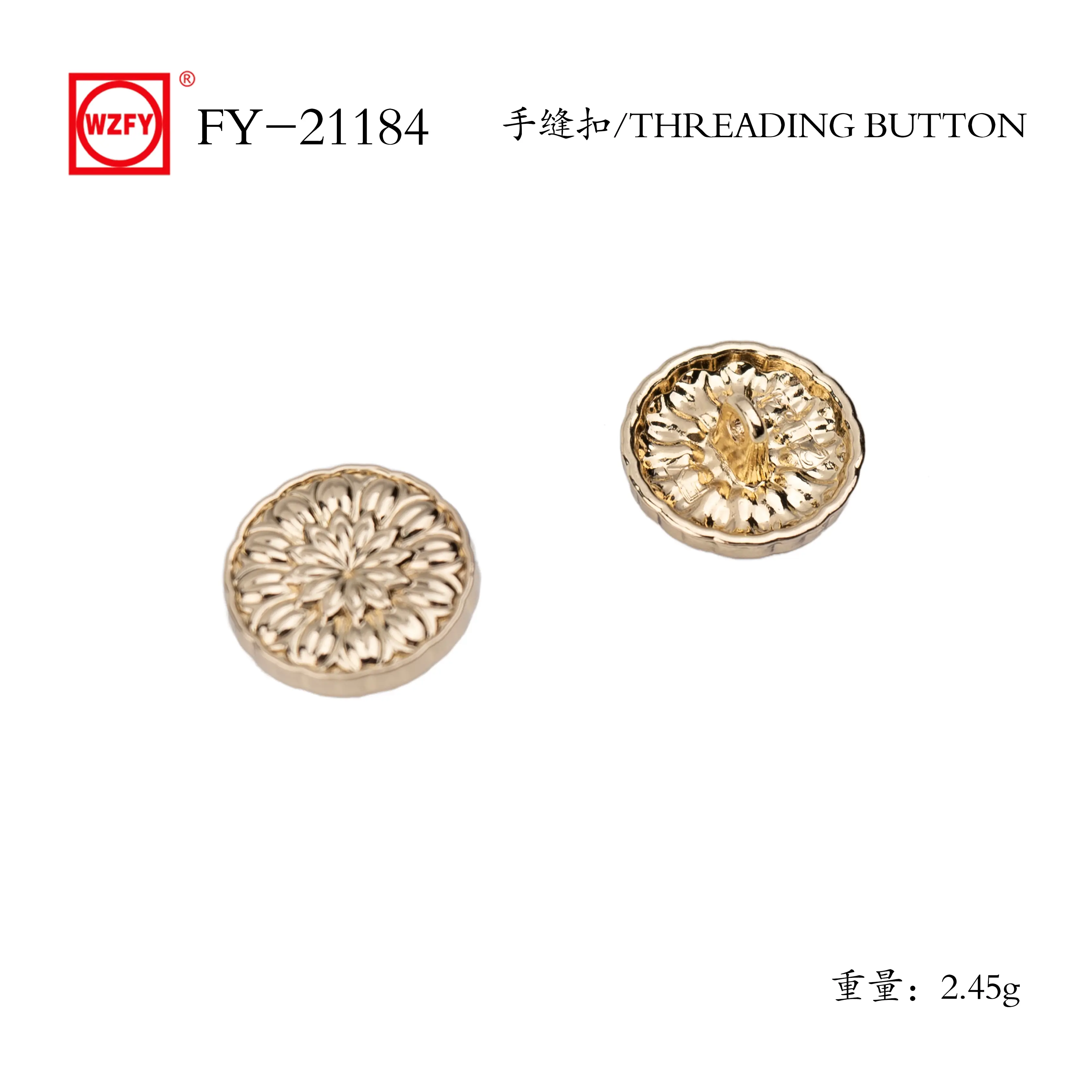Buy FY-21184# Threading Button for Sewing Vintage Buttons,for Blazer,Suits,Sport Coat,Uniform,Jacket Factory, Company