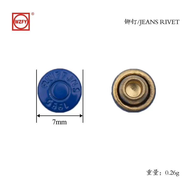 China Jeans Rivet enhances the aesthetics of clothing and accessories Factory, Exporter