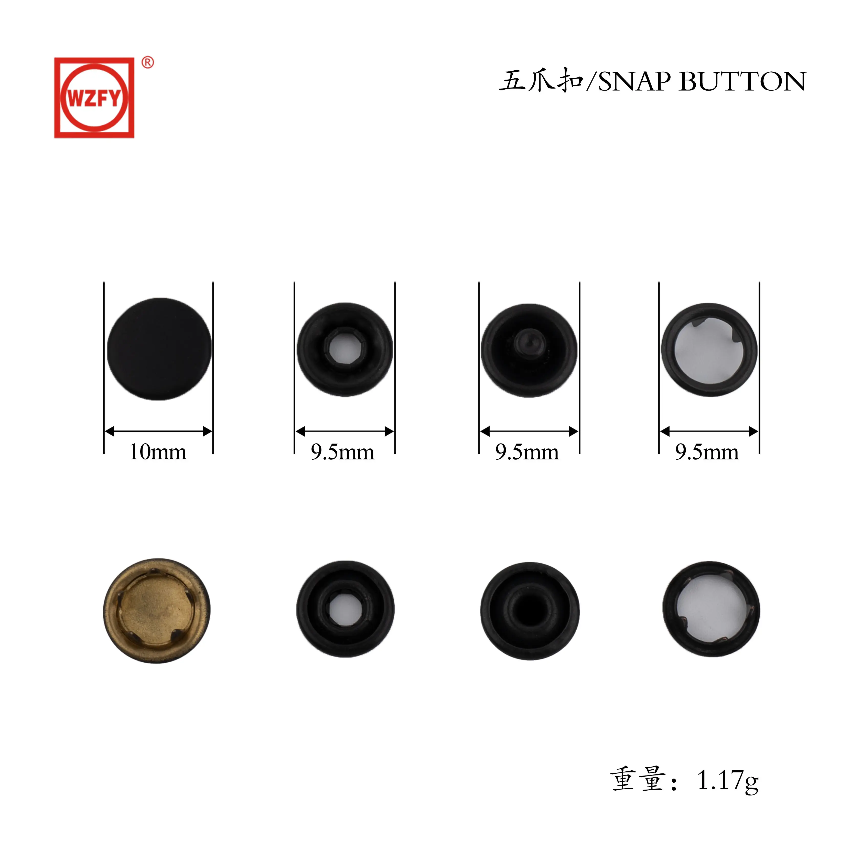 China FY-10 # Five-prong buckle Manufacturers, Factories