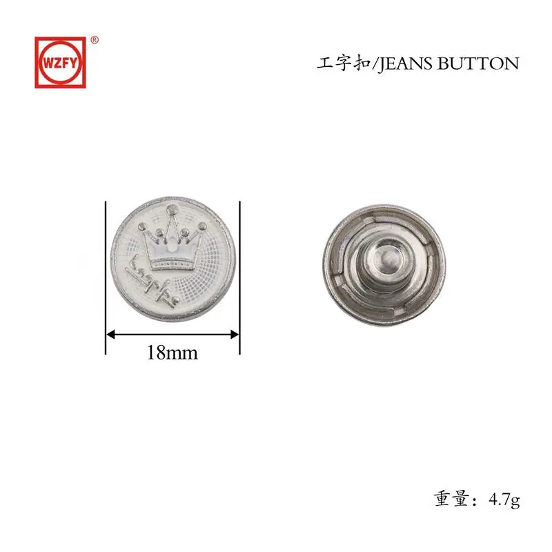 18 Zinc Alloy Crown Closed-End Hose