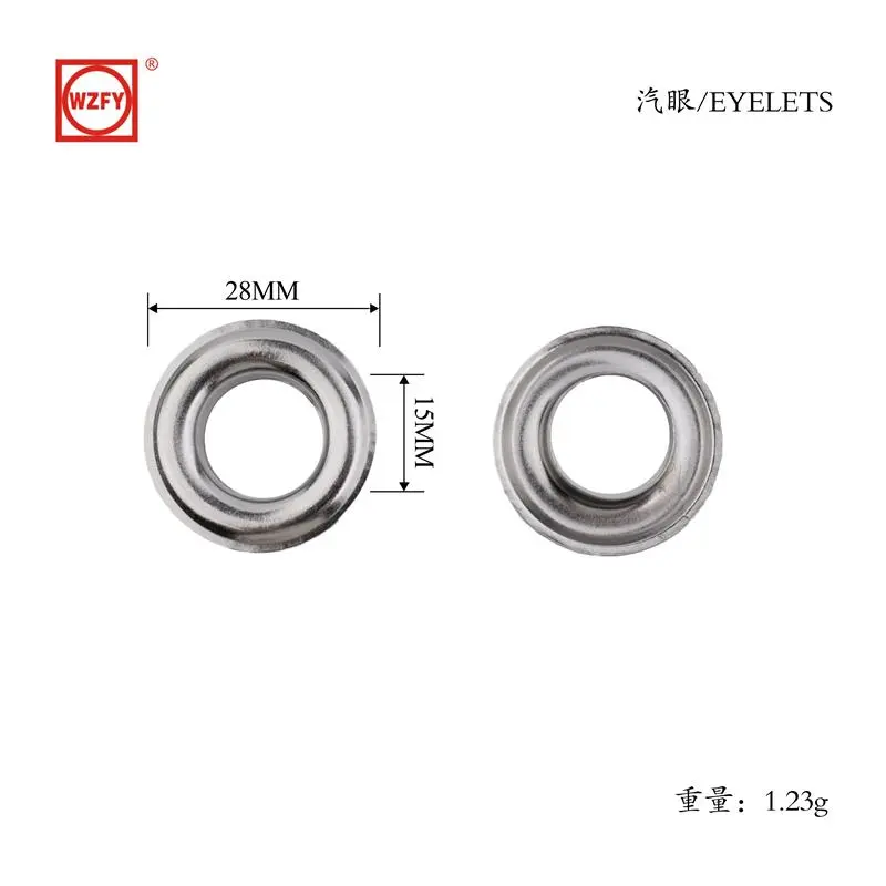 1500# edge-pressing eyelet fitting