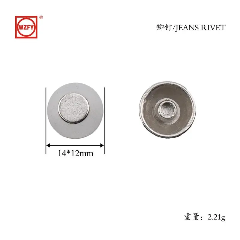 14x12 zinc alloy tower-shaped rivets