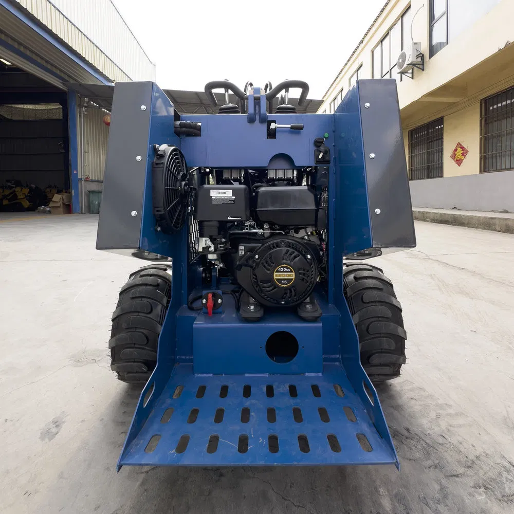 Cargadora de ruedas mini skid steer duradera Bdw14 para renovación de plaza comercial