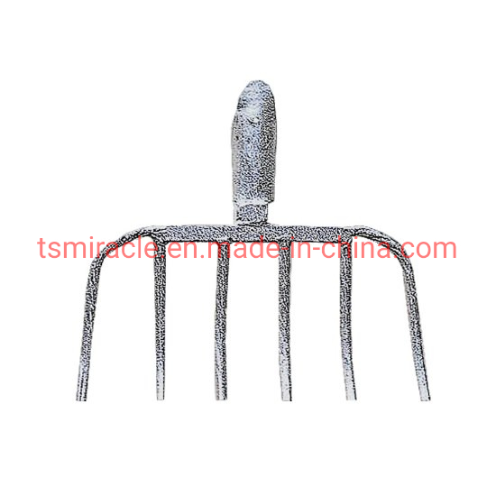 Tenedor de acero al carbono herramienta manual agrícola tenedor de jardín