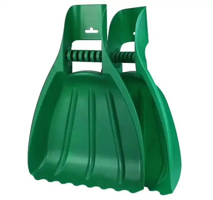 Cucharas de plástico para hojas, rastrillos de jardín, rastrillo para recoger hojas
