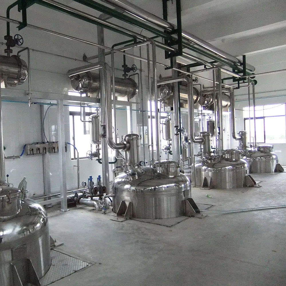 Extractor industrial de acero inoxidable para el procesamiento de hierbas leñosas duras de higuera con alta eficiencia y ahorro de energía