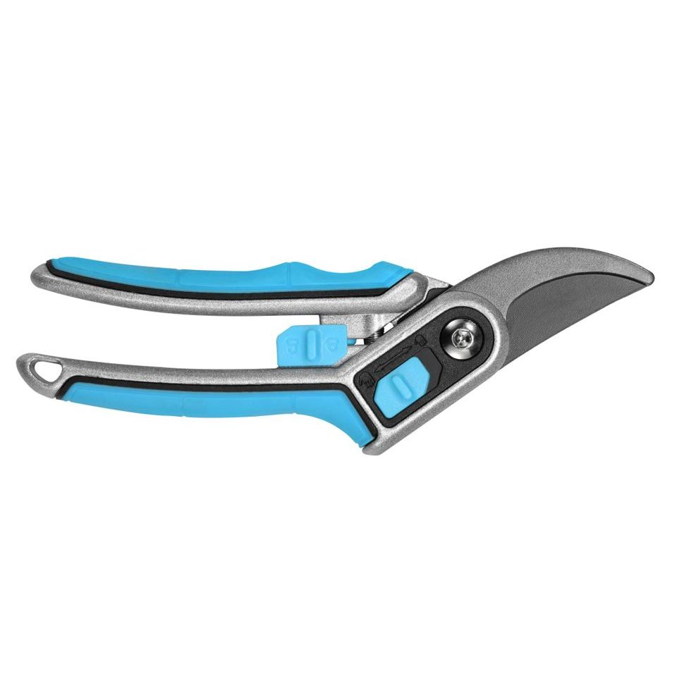 Tijeras de podar de aluminio de alta resistencia con mango profesional para un corte sin esfuerzo