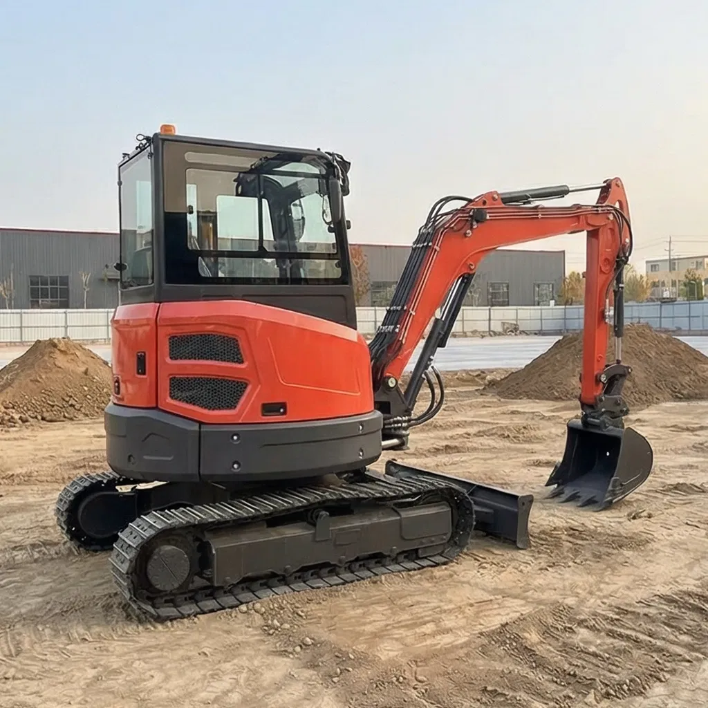 Nuevo Equipo de Construcción 3 8 Tonelada Mini Excavadora Compacta con Accesorios Versátiles