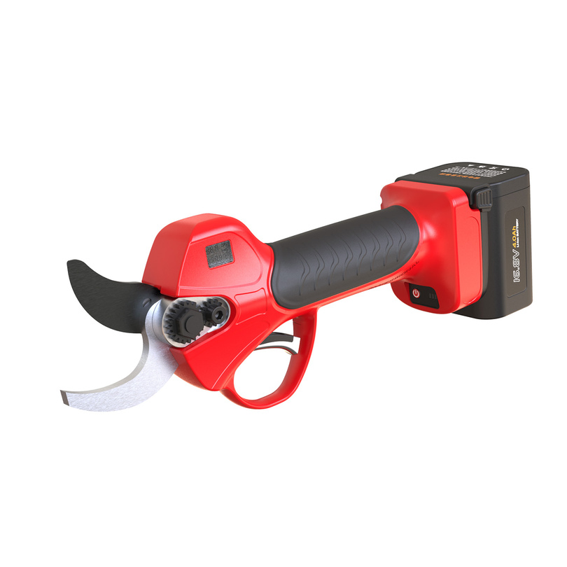 16.8V 32mm Tijeras de podar eléctricas sin escobillas profesionales con batería de litio para jardinería y poda de árboles frutales, y mantenimiento de ramas y brotes