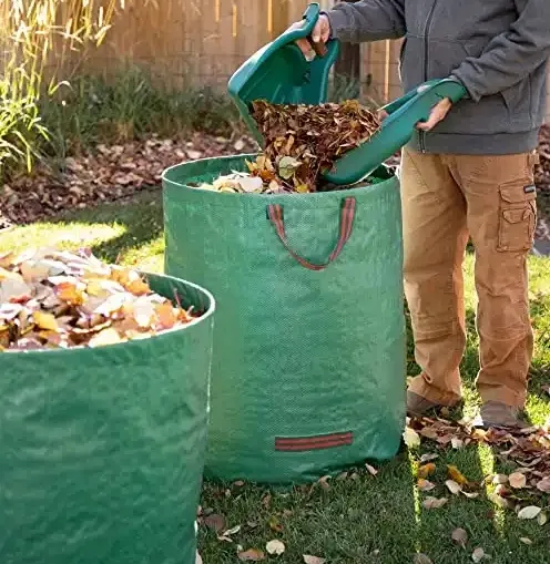 Cucharas de plástico para hojas, rastrillos de jardín, rastrillo para recoger hojas