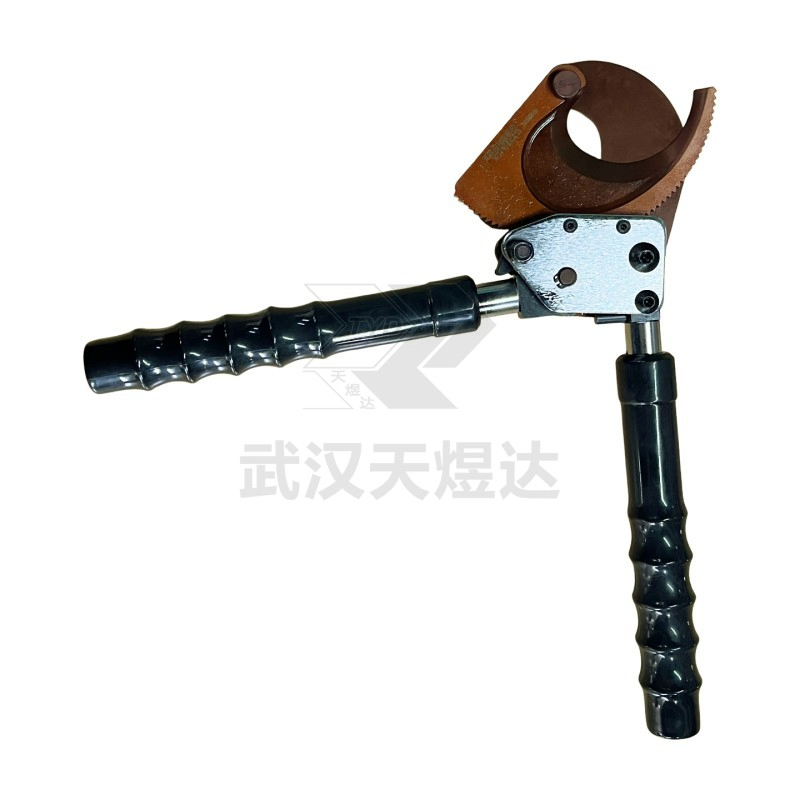 J40 Cortador de Cable Ratchet con Mango Telescópico Cortador Manual de Alambre Max 40mm Herramienta de Corte de Cable de Cobre y Aluminio