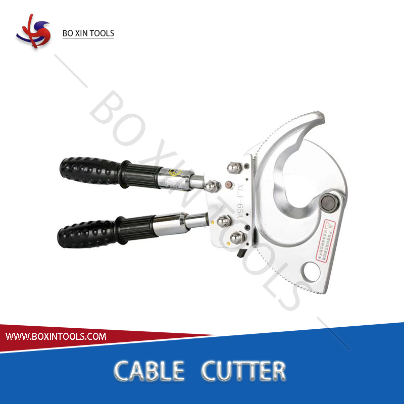 Cortador de cable de Cu/Al con mangos telescópicos Herramientas manuales para pelar y cortar cables Alicate
