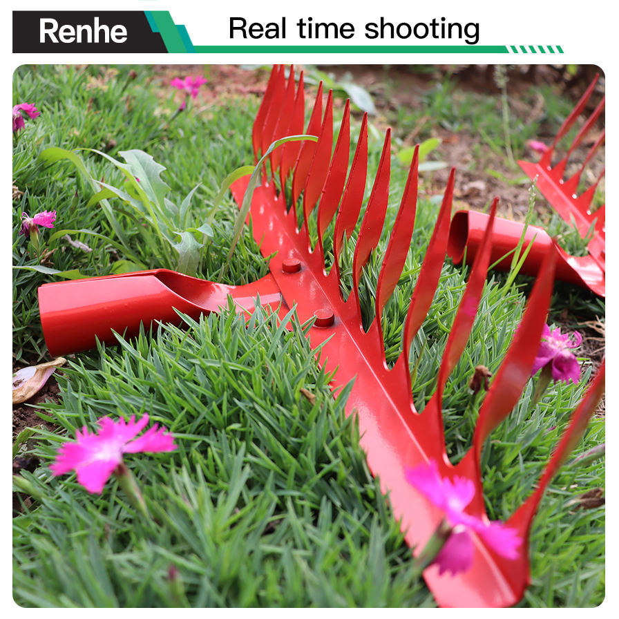 Herramientas de Jardín de Granel 14 Rastrillos de Dientes Torcidos Rastrillos de Metal para Jardín