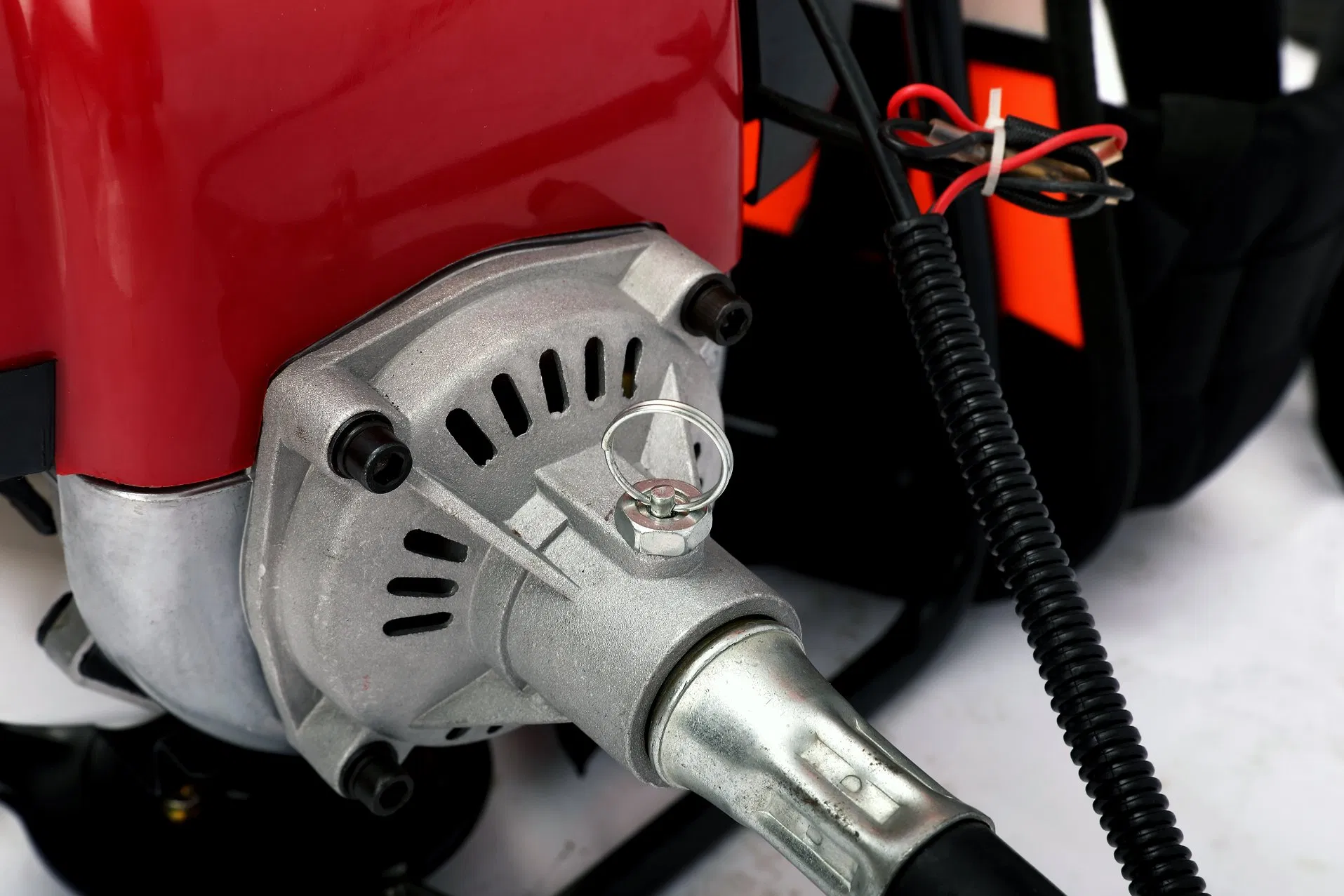 2 Accidente cerebrovascular 52cc Cortadora de césped de gasolina manual de alta calidad con empuje a mano