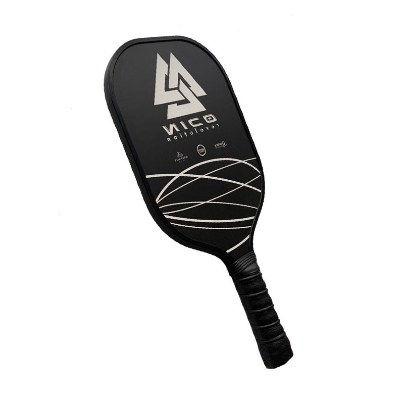 Pala de pickleball Uniker de carbono completo con superficie de PTFE y agarre de confort acolchado