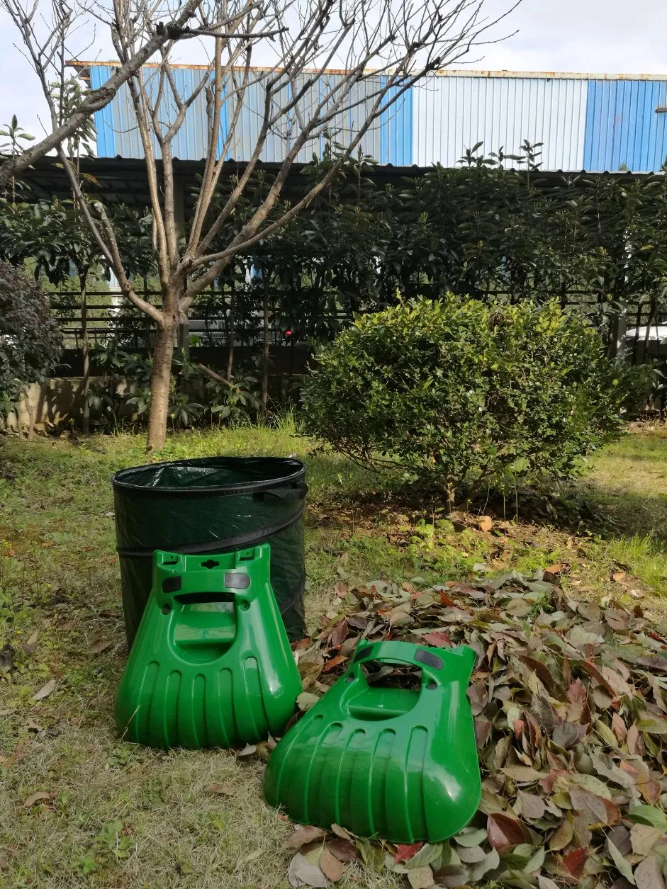 Recolección de Hojas con Rastrillo de Mano para Herramienta de Jardinería para Recoger Hojas