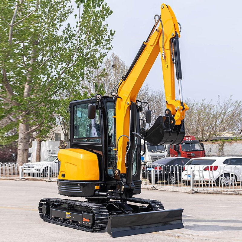 Excavadora mini asequible pequeña de conducción hidráulica de bajo precio de China Se10