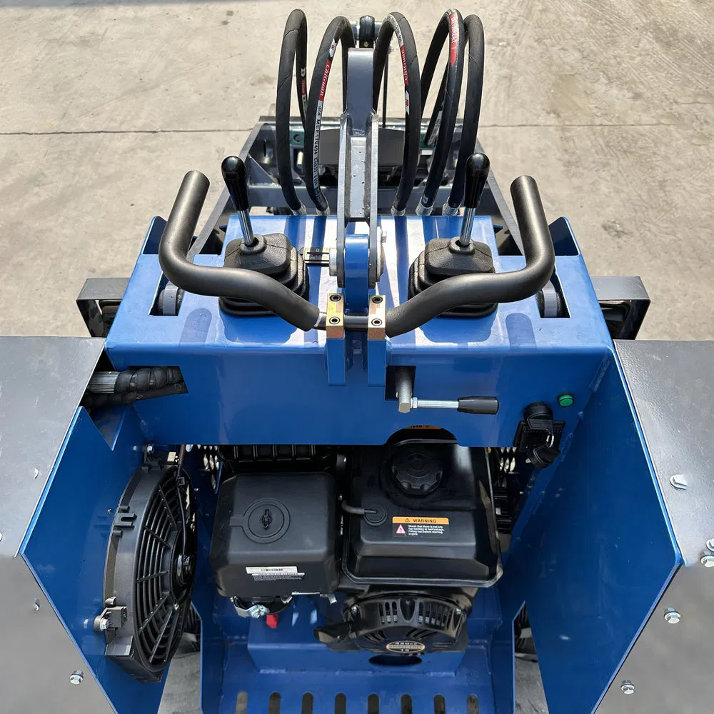 Cargadora de ruedas mini skid steer duradera Bdw14 para renovación de plaza comercial
