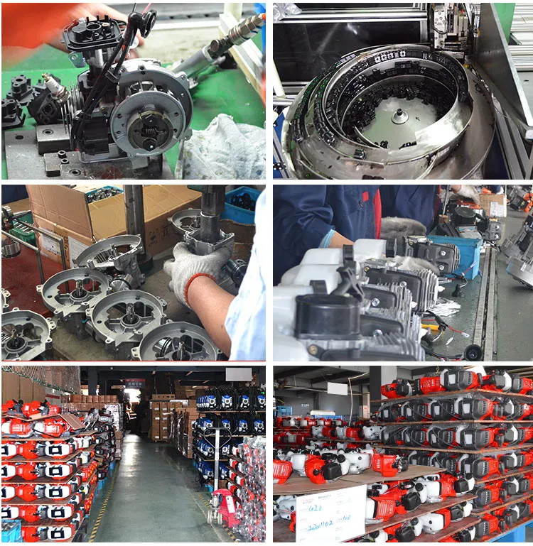 Cortadora de césped manual de empuje de alta calidad a gasolina 47.7cc 2 cultivador de dos tiempos