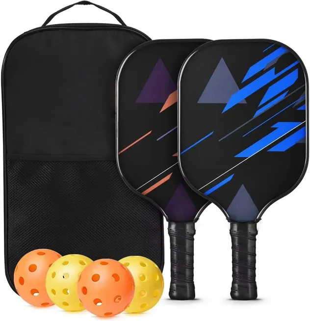 Estructura interna y superficie de raqueta de pickleball