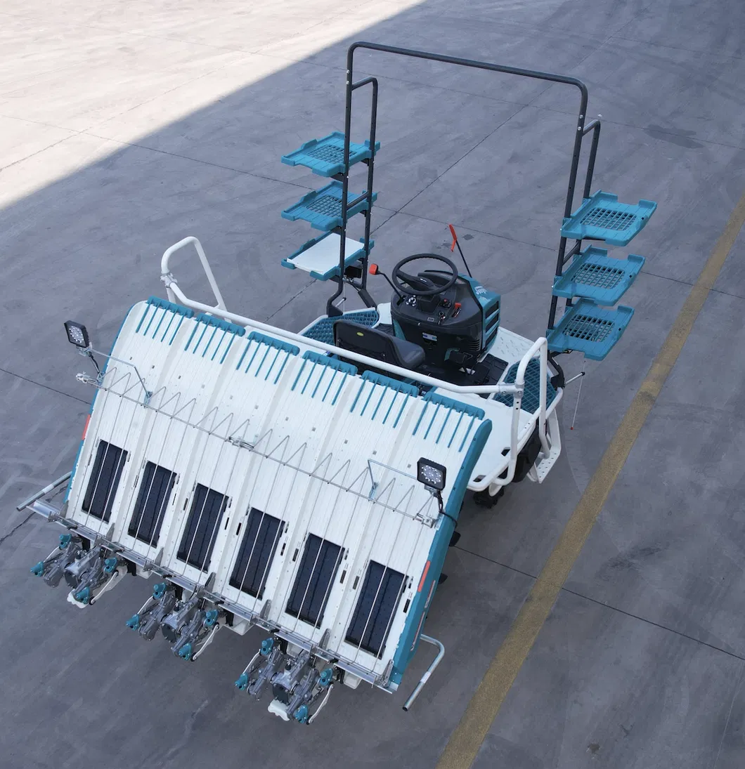 Transplantadora de arroz mini duradera de caminar para necesidades de agricultura a gran escala