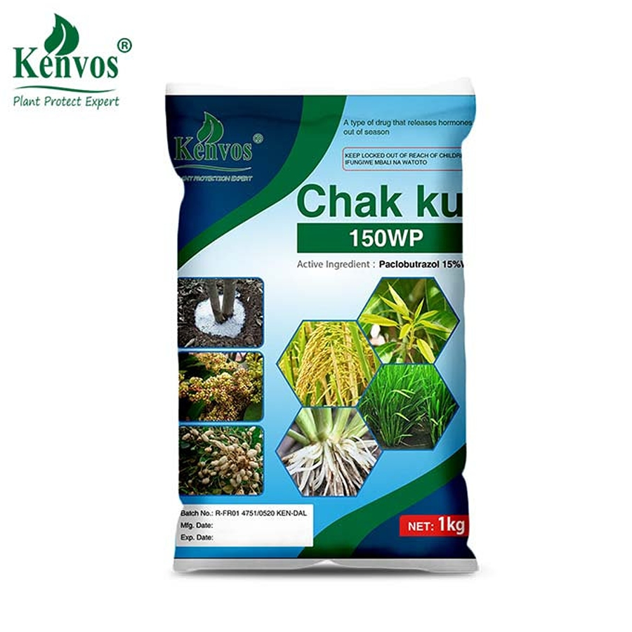 Regulador de Crecimiento de Plantas Growthmax Paclobutrazol 25% Wp Blanco