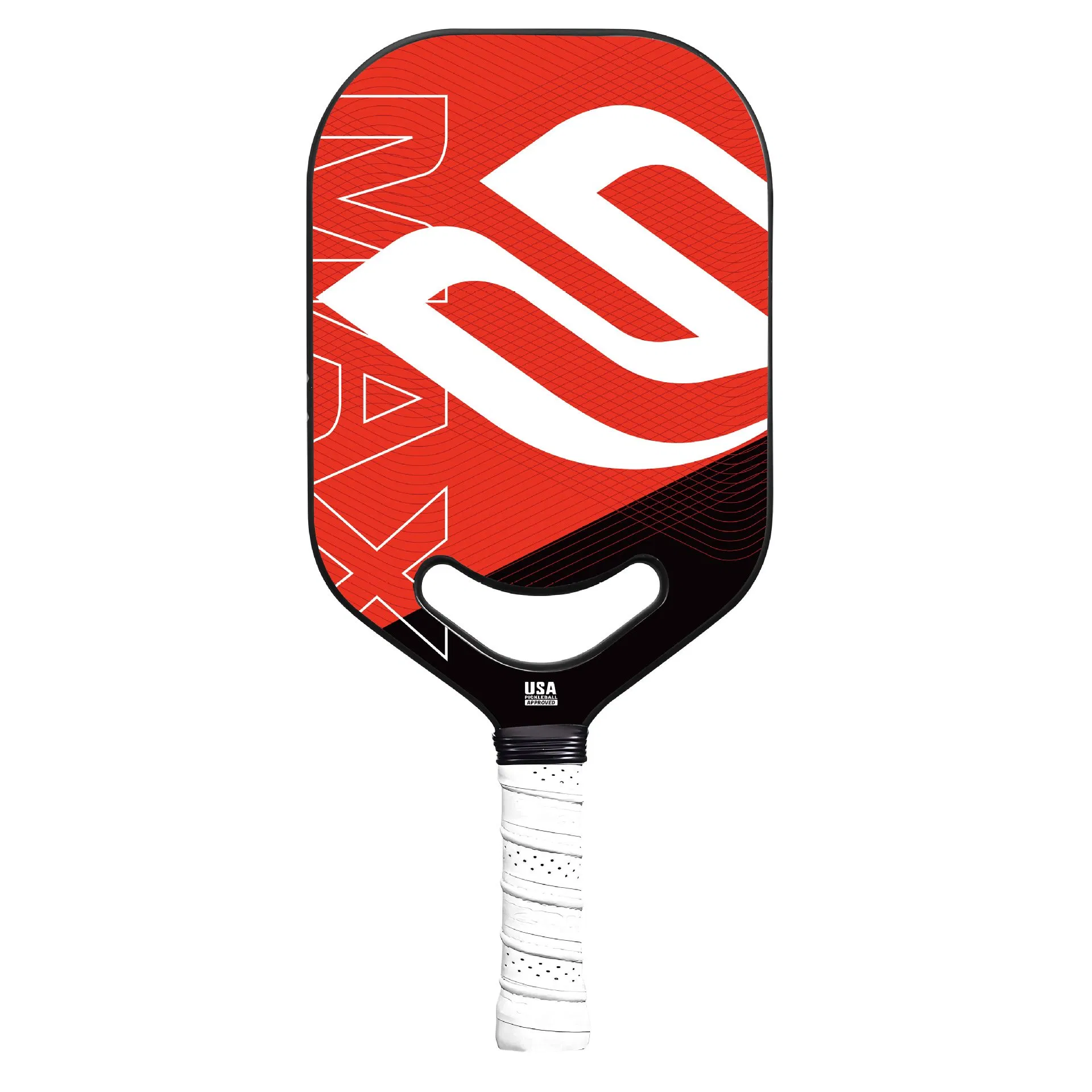 Núcleo de panal de fibra de carbono, pala de pickleball ligera de carbono