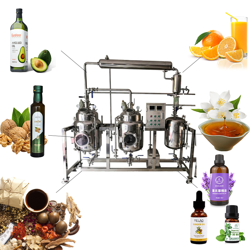 Extractor Concentrador de Vacío de Acero Inoxidable de Extracto Seco de Diente de León Herbal Tianhe