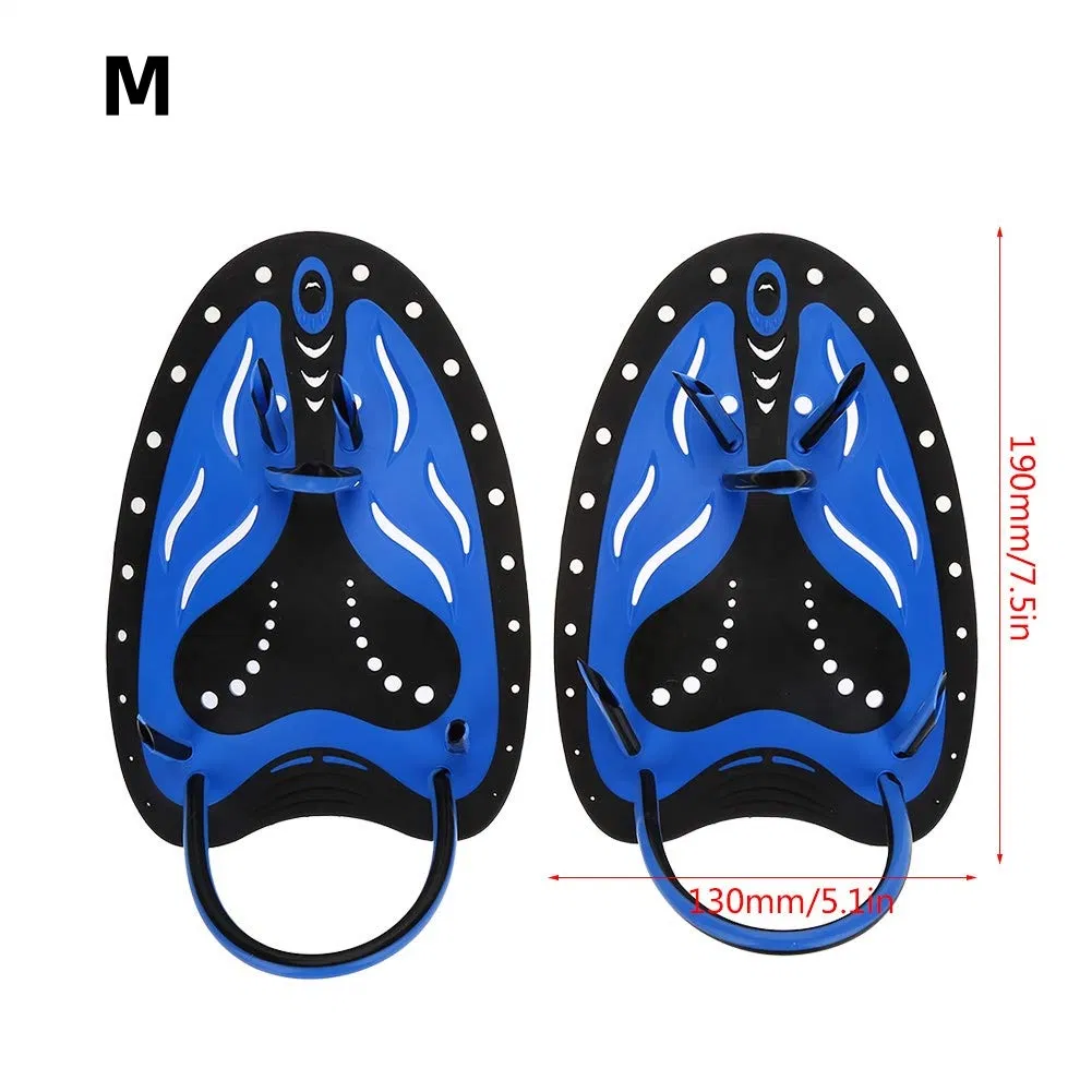 Palas de natación ajustables de silicona suave TPR PP Gloffie para entrenamiento, todas las edades