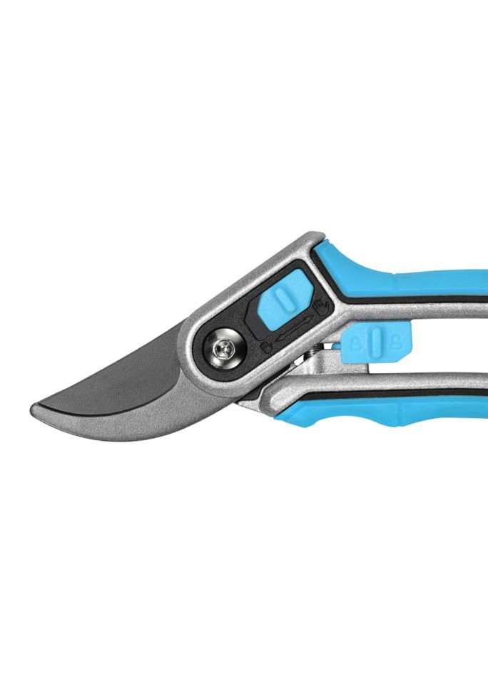 Tijeras de podar de aluminio de alta resistencia con mango profesional para un corte sin esfuerzo