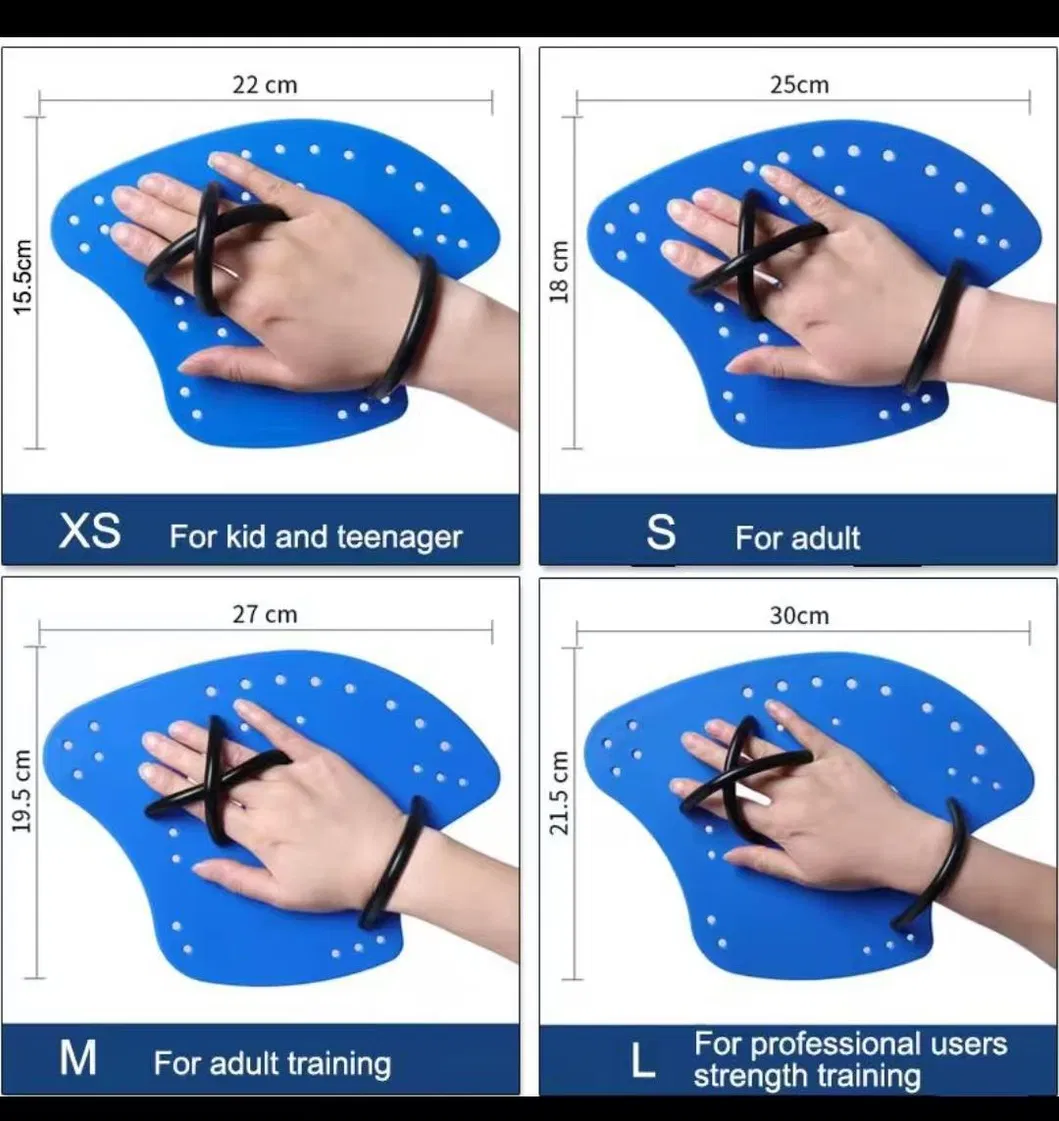 Palas de mano ajustables Gloffie para nadadores profesionales y aficionados