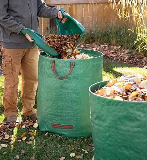 Cucharas de plástico para hojas, rastrillos de jardín, rastrillo para recoger hojas