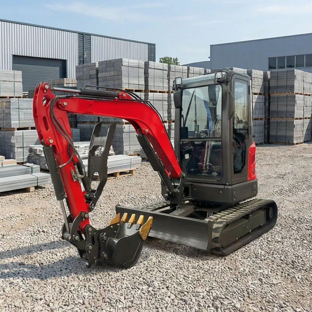 Nuevo Equipo de Construcción 3 8 Tonelada Mini Excavadora Compacta con Accesorios Versátiles