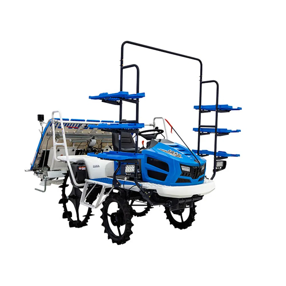 Máquina Agrícola de Alta Fiabilidad de Alta Velocidad para la Siembra de Plántulas de Arroz en Filas 6/8