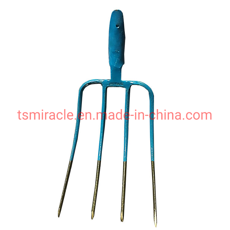 Tenedor de acero al carbono herramienta manual agrícola tenedor de jardín